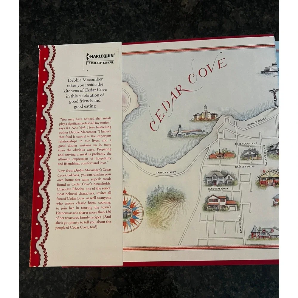 Debbie Macomber's Cedar Cove Cookbook Hardcover Recipes Baking Cooking Food 2009